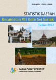 Statistik Daerah Kecamatan VII Koto Sei Sariak Tahun 2012