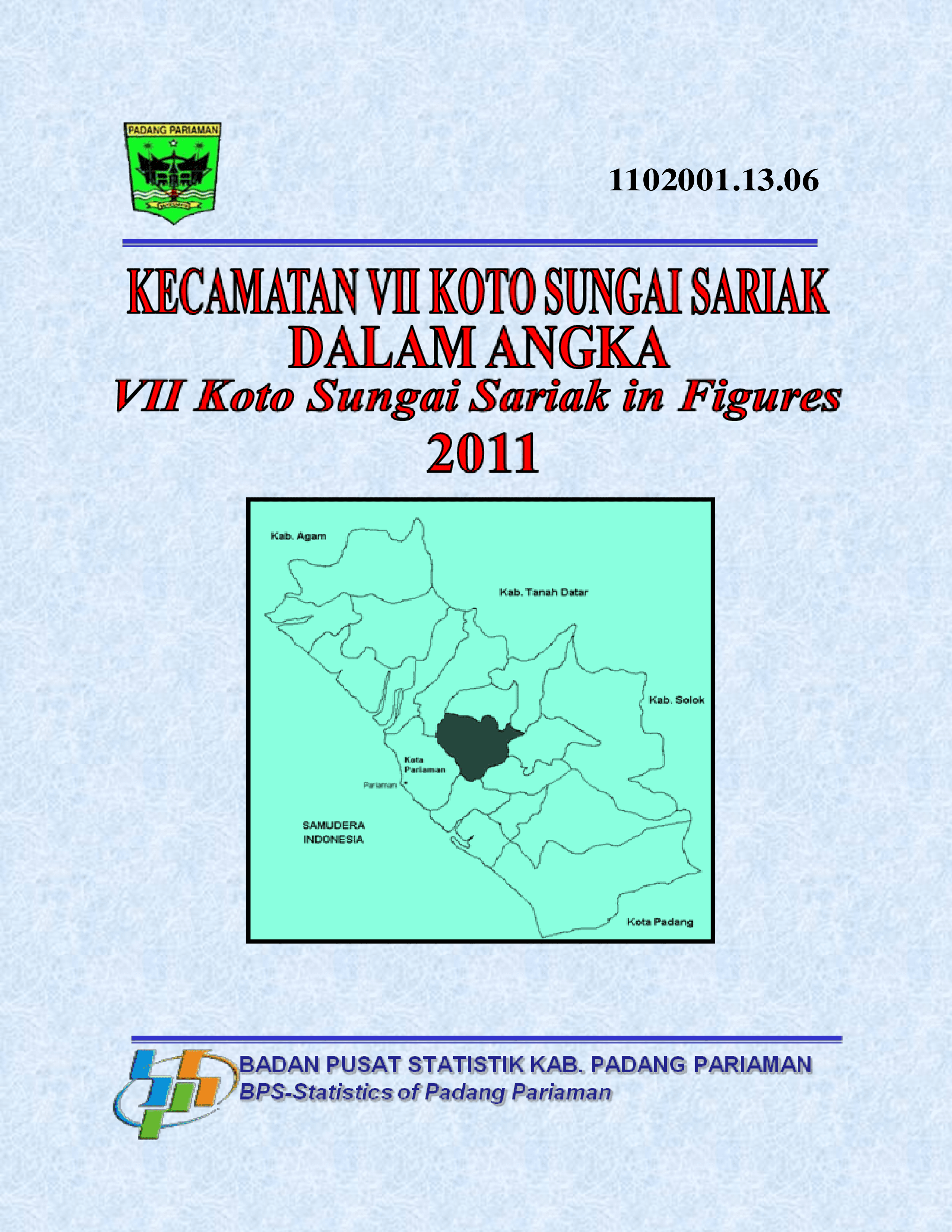 Kecamatan VII Koto Sungai Sariak Dalam Angka 2011