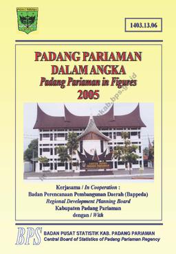 Padang Pariaman In Figures 2005