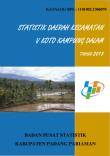 Statistics Regional District Of V Koto Kampung Dalam 2013