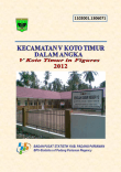 Kecamatan V Koto Timur Dalam Angka 2012