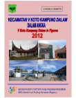 Kecamatan V Koto Kampung Dalam Dalam Angka 2012